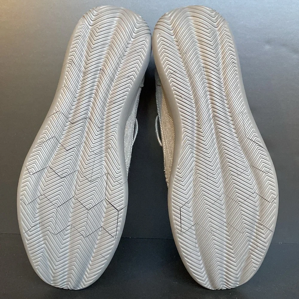 Propet Viasol Mens Canvas Slip On Lightweight Grey Sz 11